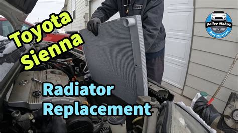 05 toyota sienna radiator|2005 sienna radiator replacement.